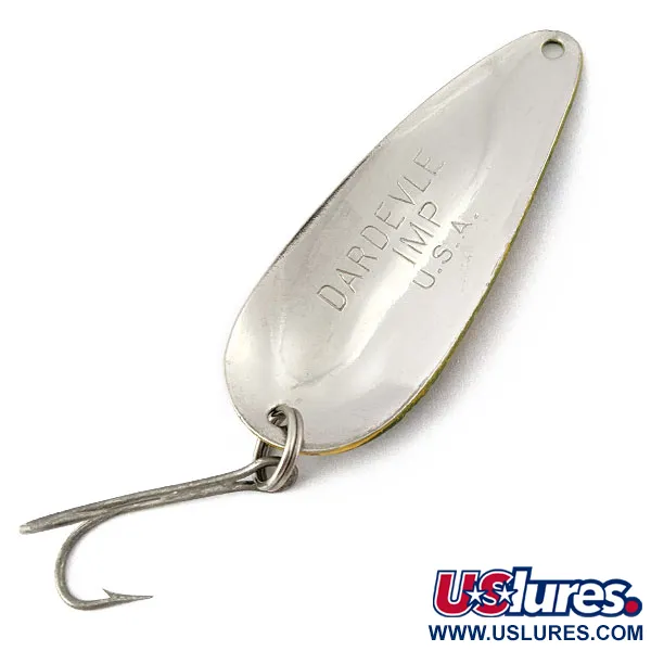 Vintage  Eppinger Dardevle Imp, 2/5oz Frog fishing spoon #18496