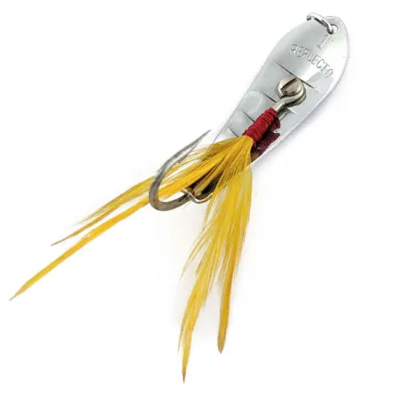 Vintage Barracuda Reflecto #1, 3/16oz nickel fishing spoon #18497