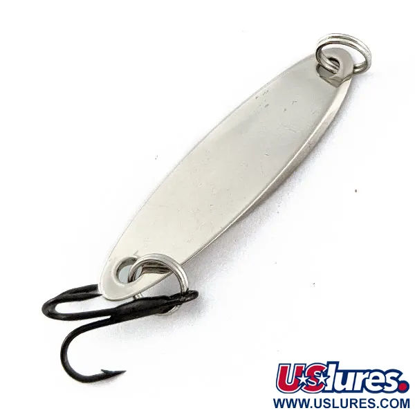 Vintage Acme Kastmaster, 1/8oz nickel/green fishing spoon #18502