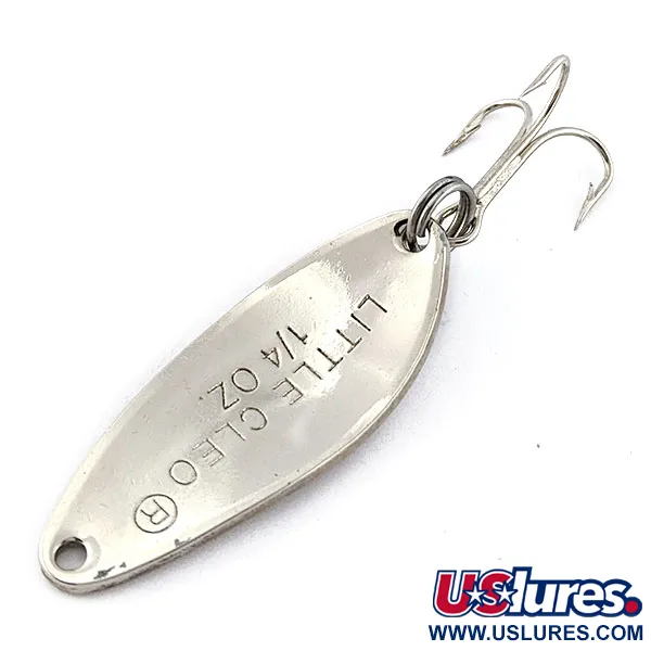Vintage Acme Little Cleo, 1/4oz nickel fishing spoon #18503