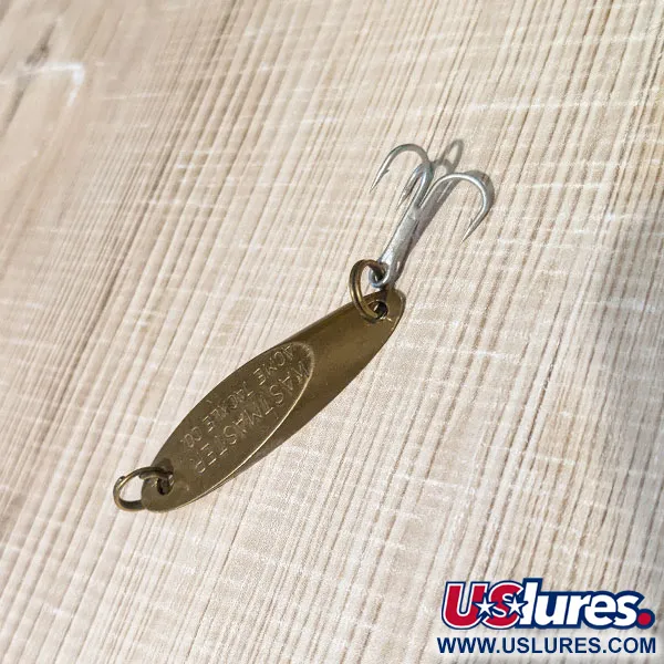 Vintage Acme Kastmaster, 1/8oz brass fishing spoon #18509
