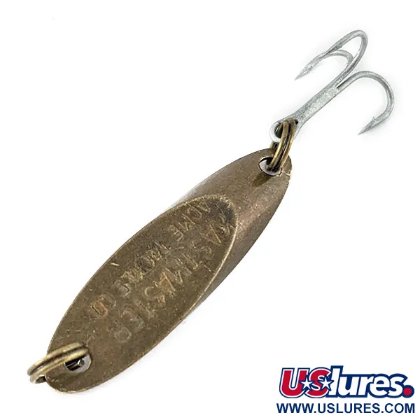 Vintage Acme Kastmaster, 1/8oz brass fishing spoon #18509