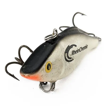 Vintage Rapala Rattl'n RAP 07 RheinChemie with Rhein Chemie Corporation logo, 3/5oz fishing lure #18511