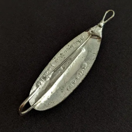 Vintage  Johnson Silver Minnow, 3/16oz silver fishing spoon #18517
