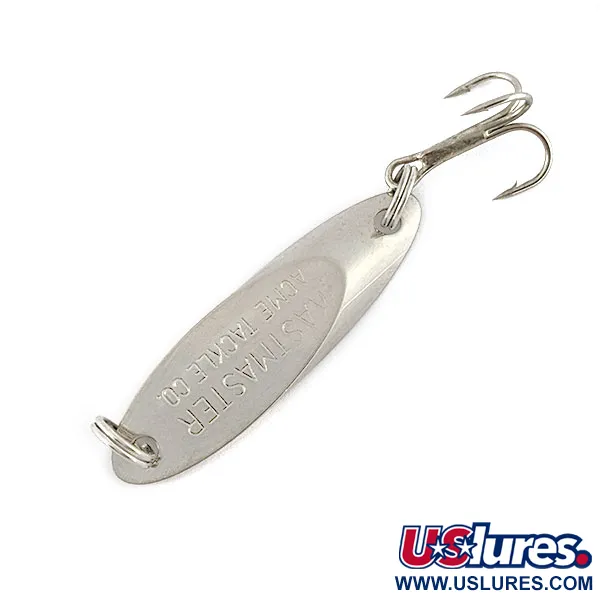 Vintage Acme Kastmaster, 1/8oz nickel fishing spoon #18527