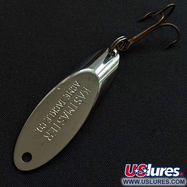 Vintage Acme Kastmaster, 3/8oz nickel fishing spoon #18535