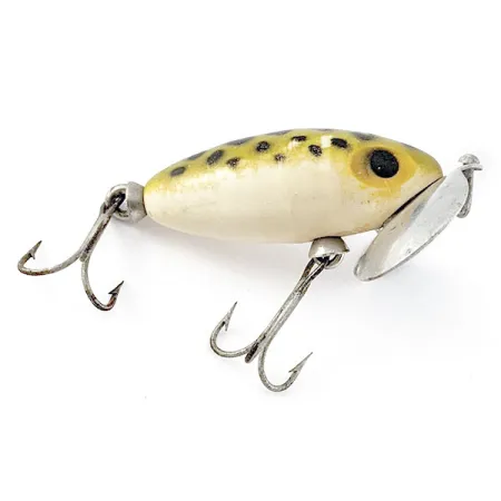 Vintage Fred Arbogast Jitterbug, 1/4oz frog fishing lure #18539