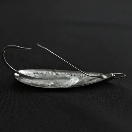 Vintage Johnson Silver Minnow, 1/2oz fishing spoon #18540
