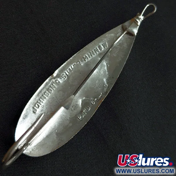 Vintage   Johnson Silver Minnow, 1/2oz  fishing spoon #18540