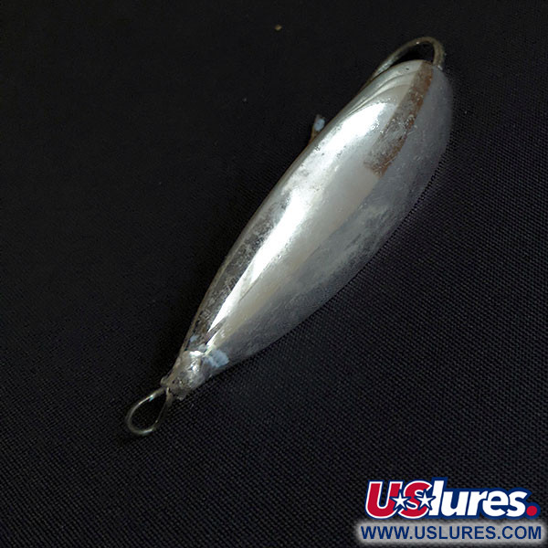 Vintage   Johnson Silver Minnow, 1/3oz silver fishing spoon #18541