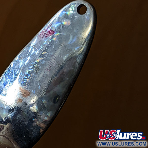 Vintage  Johnny Walker Dr.Walker's Johnny REB, 1/3oz silver crystal fishing spoon #18542