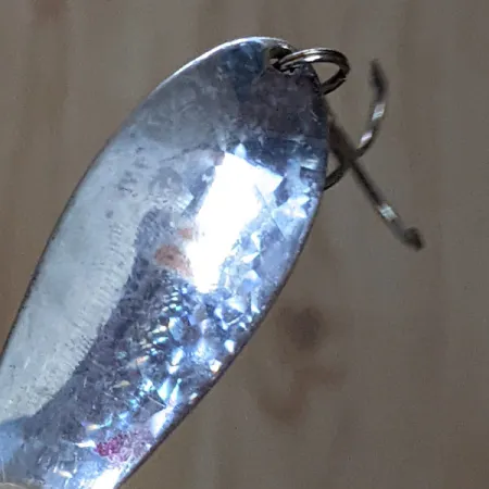 Vintage Johnny Walker Dr.Walker's Johnny REB, 1/3oz silver crystal fishing spoon #18542