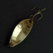 Vintage   Seneca Little Cleo, 3/16oz gold/red fishing spoon #18550