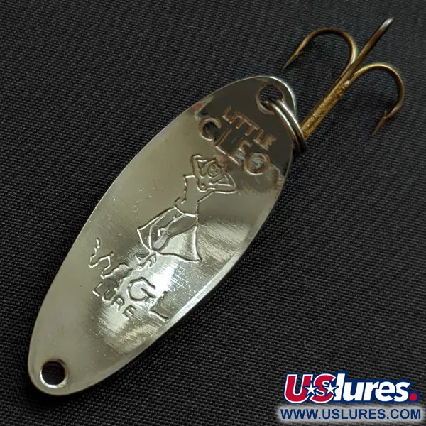 Vintage  Seneca Little Cleo (Hula Girl), 1/3oz moon jelly fishing spoon #18552