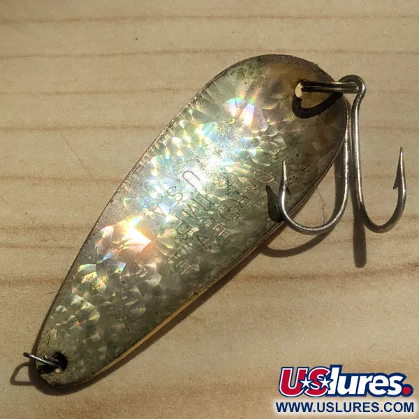 Vintage  Eppinger Dardevle Imp, 2/5oz crystal fishing spoon #18555