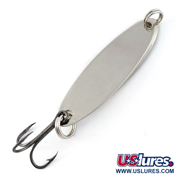 Vintage Acme Kastmaster, 1/4oz nickel fishing spoon #18557