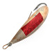 Vintage   Johnson Silver Minnow, 2/5oz nickel/copper/red fishing spoon #18562