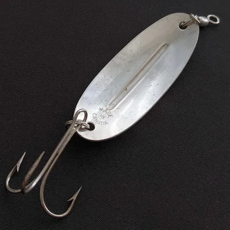 Vintage Williams Wabler W50, 1/2oz silver fishing spoon #18567