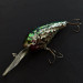 Vintage  Renosky Lures Renosky Deep Dive Honeycomb Rattl shad, 2/5oz silver/green fishing lure #19619