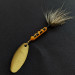 Vintage  Yakima Bait Worden’s Original Rooster Tail, 1/4oz gold fishing lure #18575