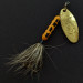 Vintage  Yakima Bait Worden’s Original Rooster Tail, 1/4oz gold fishing lure #18575