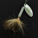 Vintage  Yakima Bait Worden’s Original Rooster Tail, 1/4oz silver spinning lure #18576