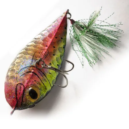 Vintage Renosky Lures Renegade Crystalina Crippled Shad, 2/5oz rainbow trout fishing lure #18808