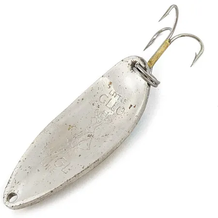 Vintage Seneca Little Cleo (Hula Girl), 1/2oz pearl fishing spoon #18601