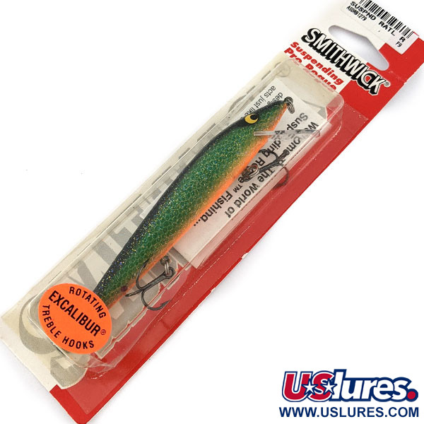   Smithwick Suspending Rattlin’ Rogue, 1/2oz orange/green fishing lure #18603