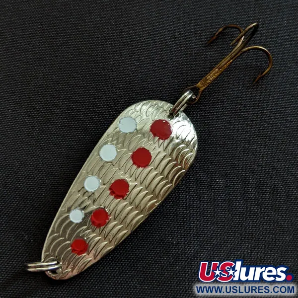 Vintage Acme Tornado Spoon, 1/4oz nickel fishing spoon #18606