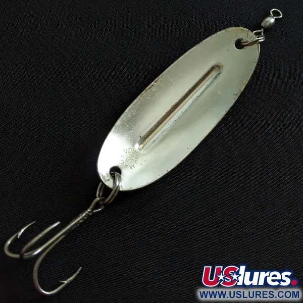 Vintage Williams Wabler W50, 1/2oz silver fishing spoon #18619