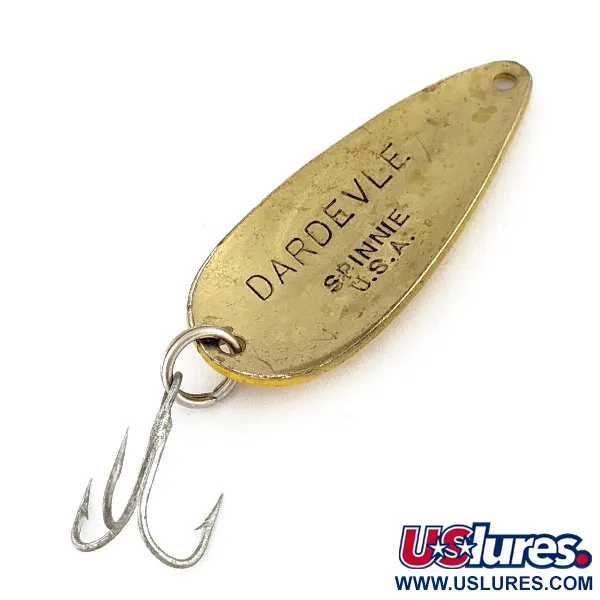 Vintage  Eppinger Dardevle Spinnie, 1/3oz Five of Diamonds fishing spoon #18627