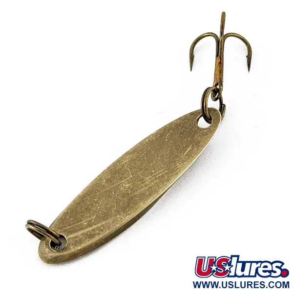 Vintage Acme Kastmaster, 1/8oz brass fishing spoon #18636