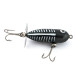 Vintage   Heddon Tiny Torpedo, 1/4oz black fishing lure #18645