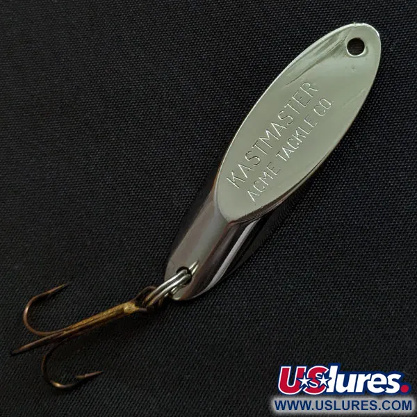 Vintage Acme Kastmaster, 3/8oz nickel fishing spoon #18649