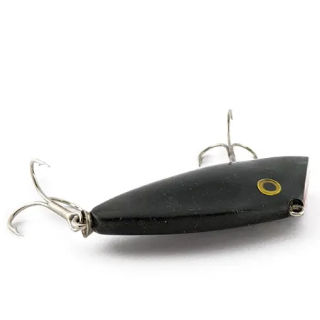 Vintage Whopper Stopper Bayou Boogie, 1/2oz black fishing spoon #18652