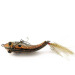 Vintage  Renosky Lures Renegade Crystalina Crippled Shad, 2/5oz brown fishing lure #18654
