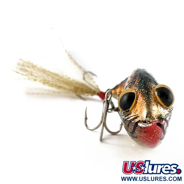 Vintage  Renosky Lures Renegade Crystalina Crippled Shad, 2/5oz brown fishing lure #18654