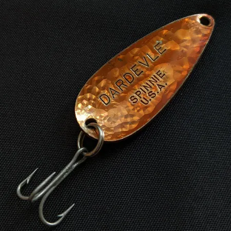 Vintage Eppinger Dardevle Spinnie Crystal, 1/3oz Crystal fishing spoon #18655