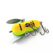 Vintage   Heddon Tiny Crazy Crawler, 1/4oz Fire tiger fishing lure #21519