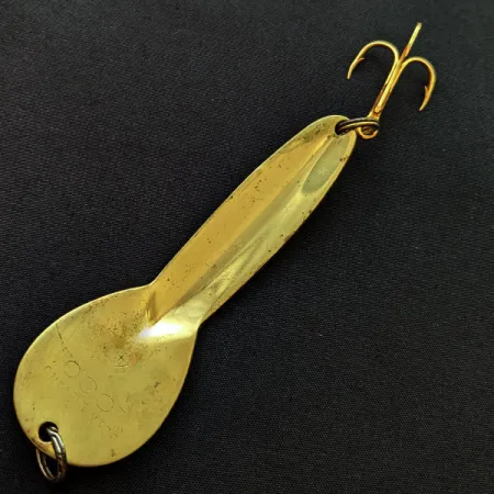 Vintage Glen Evans Loco 4, 3/4oz gold fishing spoon #18670