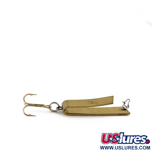 Vintage   Luhr Jensen Super-Duper 503, 1/8oz gold/red fishing spoon #18680