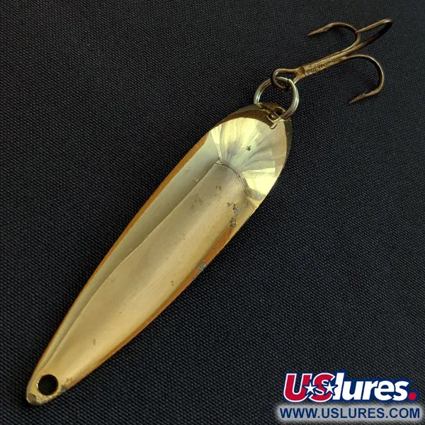 Vintage Acme Fiord Spoon, 2/5oz gold fishing spoon #18681