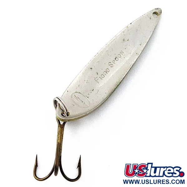 Vintage Acme Fiord Spoon  Lightning (1950s), 2/5oz frog fishing spoon #18685