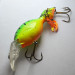 Vintage   Renosky Lures Guido's Double Image, 3 1/4oz Fire tiger fishing lure #20690