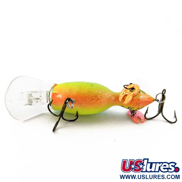 Vintage   Renosky Lures Guido's Double Image, 1/3oz Fire tiger fishing lure #21316