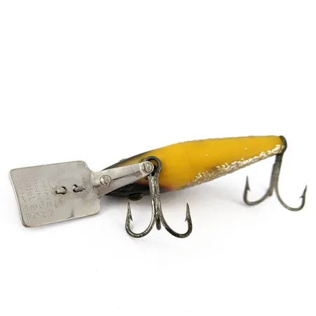 Vintage L&S Bait Mirro lure L&S Mirrolure Shiner Minnow Model 20 Sinker, 1/4oz silver flash fishing lure #18704