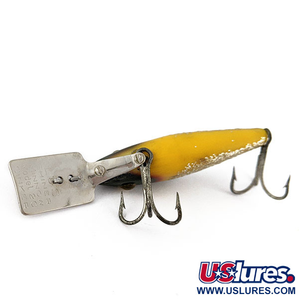 Vintage  L&S Bait Mirro lure L&S Mirrolure Shiner Minnow Model 20 Sinker, 1/4oz silver flash fishing lure #18704