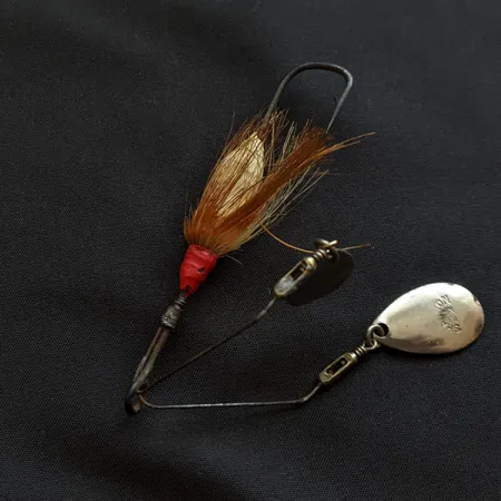 Vintage Jamison Shannon Twin Spinner, 1/2oz nickel spinning lure #18706