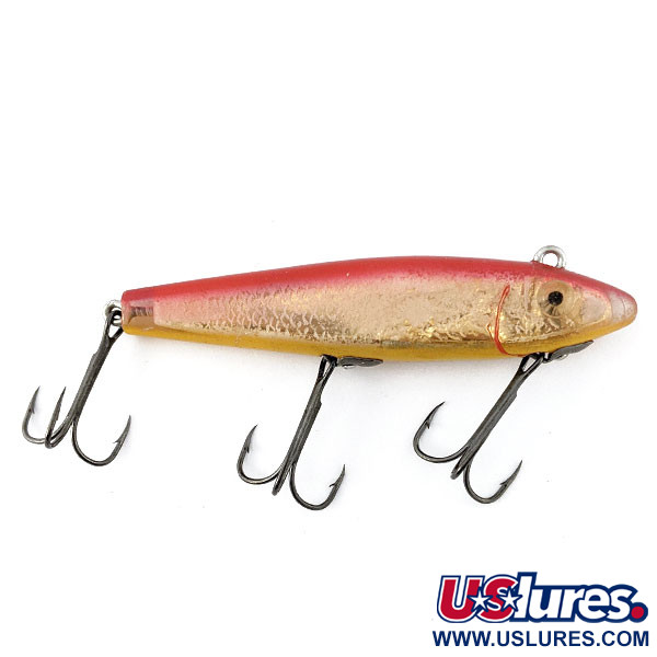 Vintage L & S Red & White With Glitter Trout Master Lure 6511 For